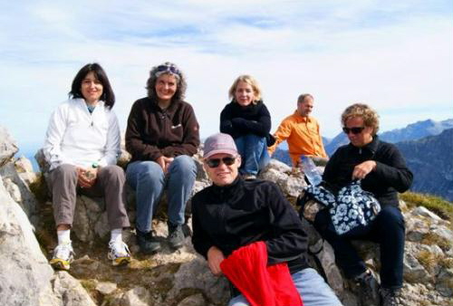 Wir haben den Aufstieg aufs Elsighorn geschafft! Fotografiert durch Thomas Wir haben den Aufstieg aufs Elsighorn geschafft! Fotografiert durch Thomas