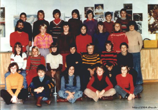 Bezirksschulklasse 1 A - 1976